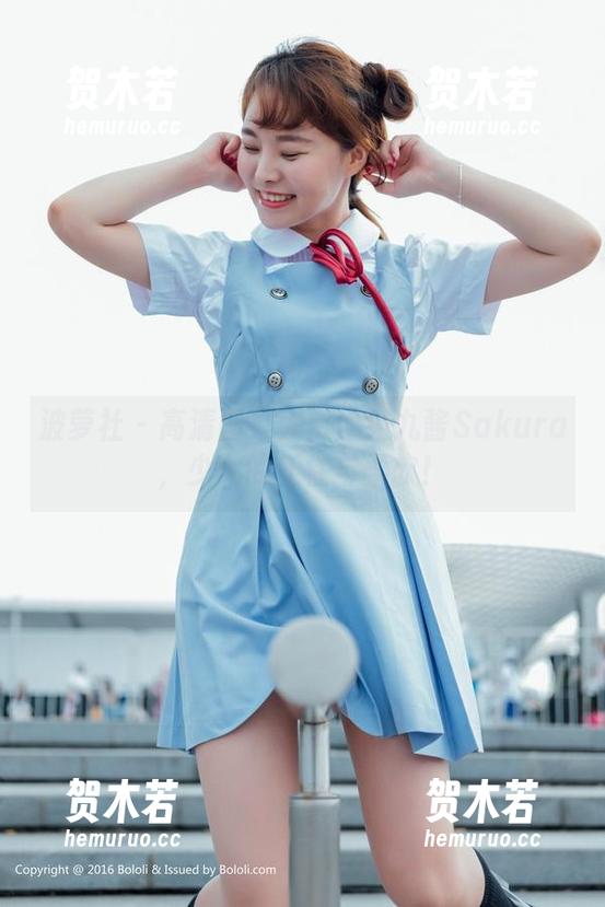 波萝社 - 高清图集大赏：猫九酱Sakura，少女的任性与柔软！