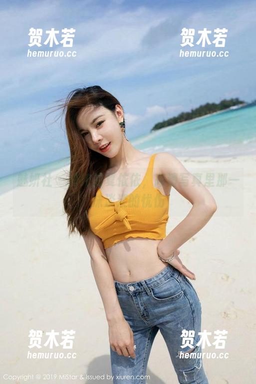 魅妍社 - 清纯的夏依依，高清写真里那一抹淡淡的忧伤